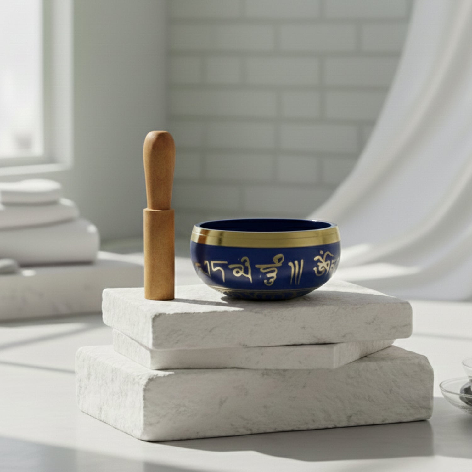 Shiva™ Klangschale + Gratis Stützkissen