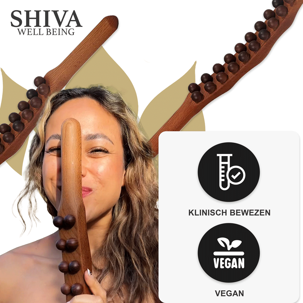 Shiva™ Gua Sha Wooden Therapy Staaf