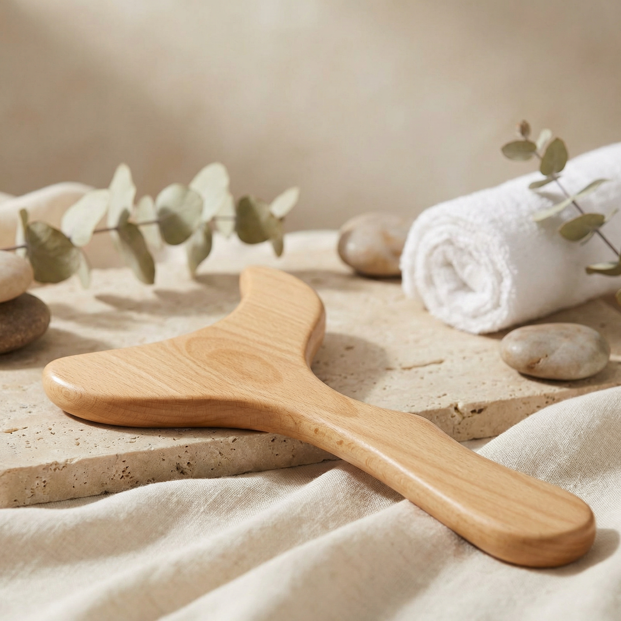 Shiva™ Wooden Lymphatic Massage Paddle