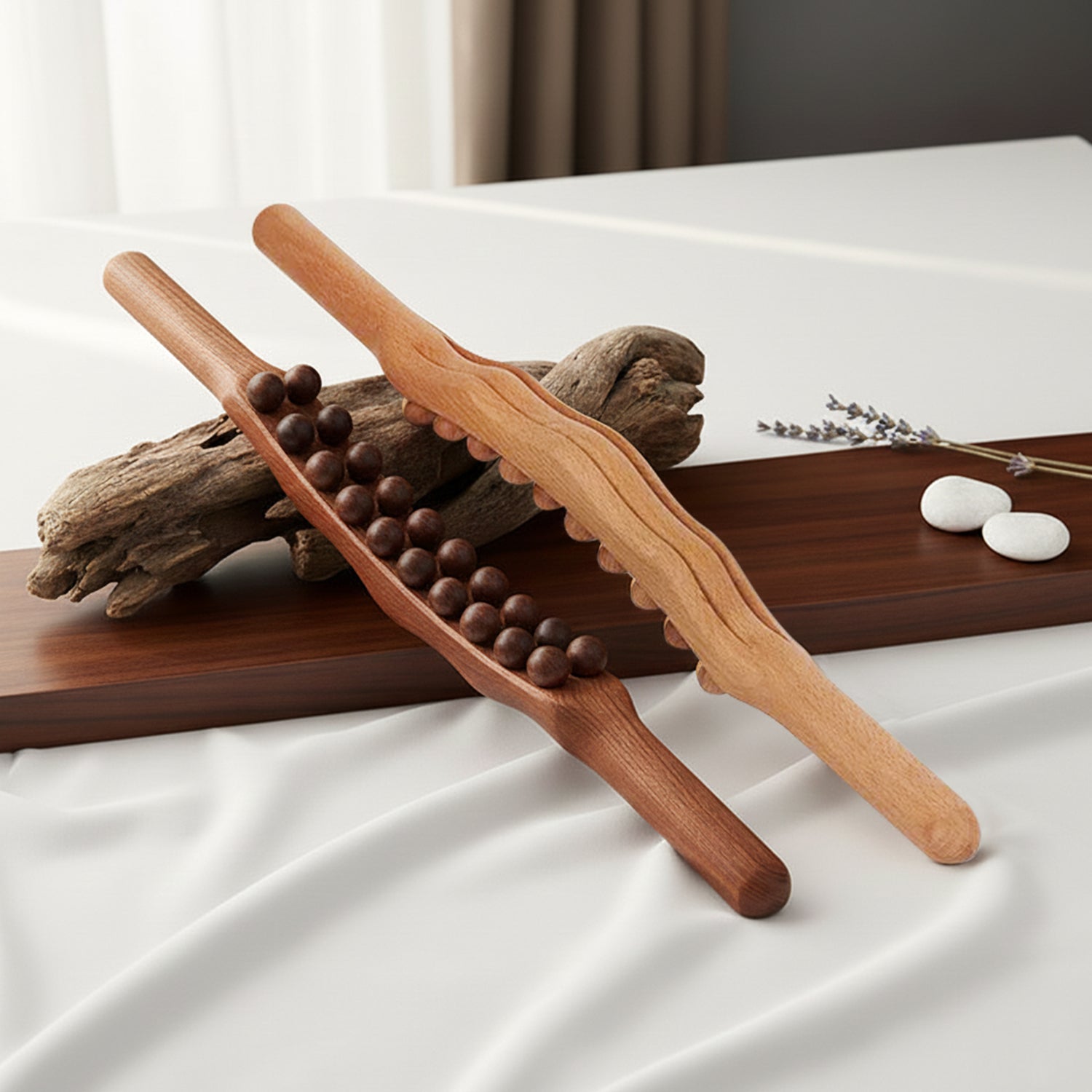 Shiva™ Gua Sha Therapiestab aus Holz
