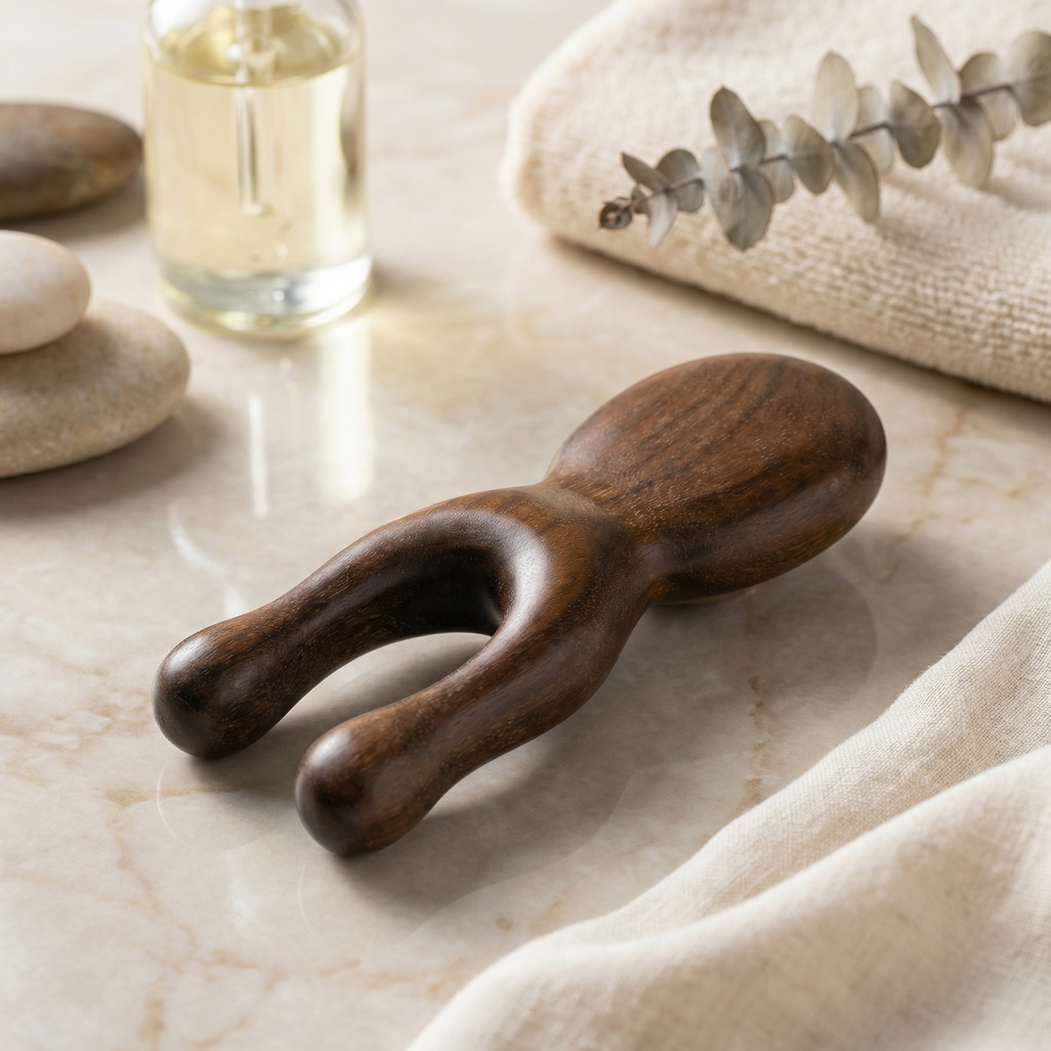 Shiva™ Sandalwood Gua Sha Facial Massage Tool