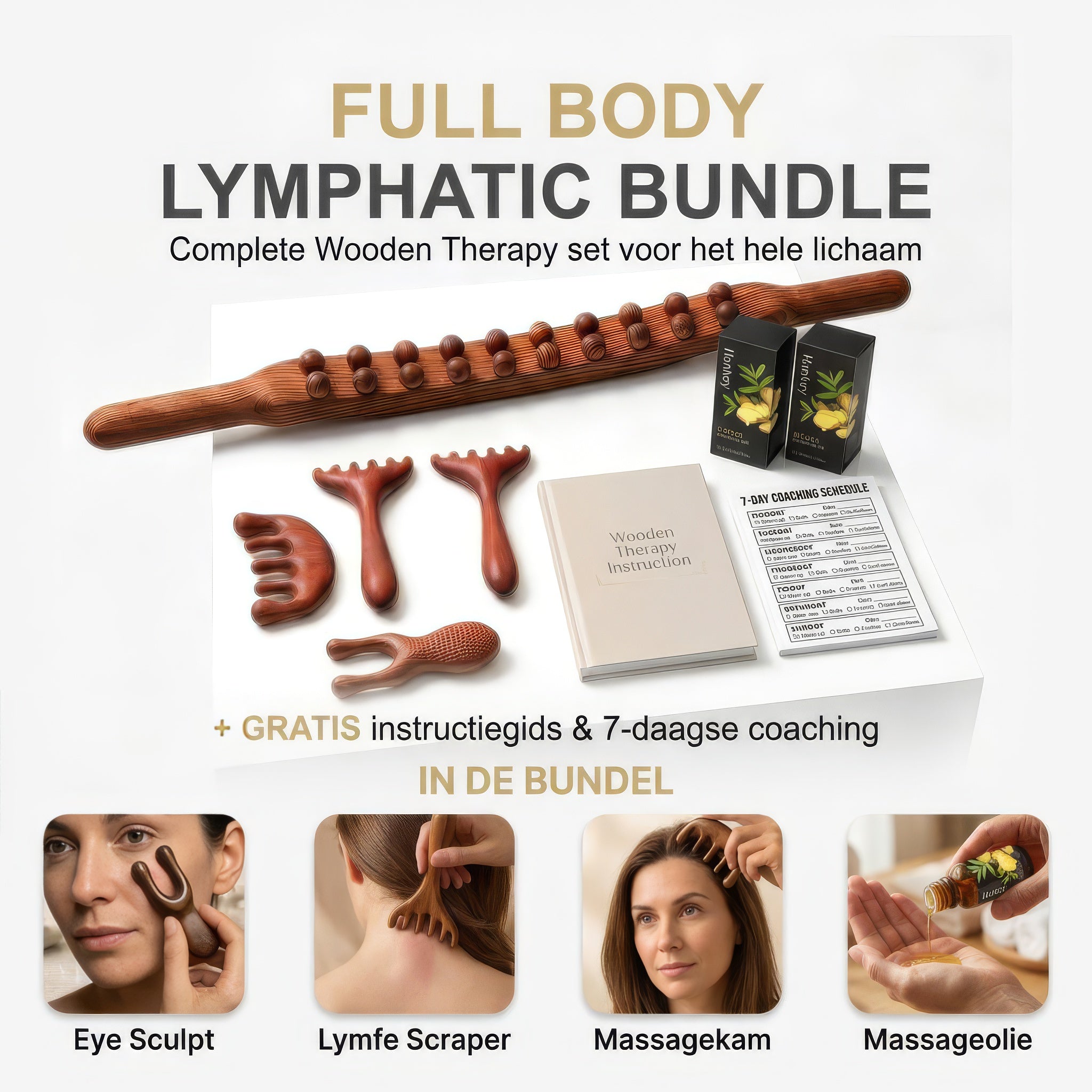Shiva Gua Sha Wooden Therapy Staaf